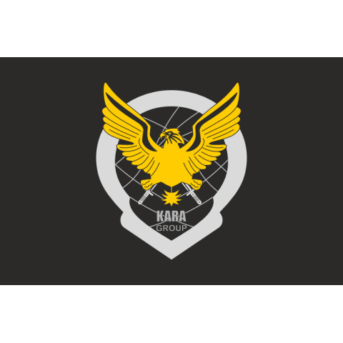 Флаг РУБпАК «KARA» 63 ОМБр ВСУ. Вариант-06 Флаг РУБпАК «KARA» 63 ОМБр ВСУ. Вариант-06