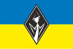 Прапор Роти розвідувальних БПЛА «Богомоли» 105 батальйон 63 ОМБр ЗСУ. Варіант-01 Прапор Роти розвідувальних БПЛА «Богомоли» 105 батальйон 63 ОМБр ЗСУ. Варіант-01