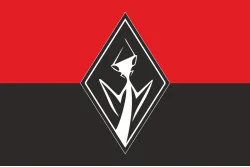 Прапор Роти розвідувальних БПЛА «Богомоли» 105 батальйон 63 ОМБр ЗСУ. Варіант-02 Прапор Роти розвідувальних БПЛА «Богомоли» 105 батальйон 63 ОМБр ЗСУ. Варіант-02