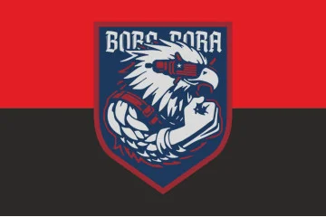 Прапор РУБпАК «Bora Bora» 2 ПДБ 25 ОПДБр ЗСУ. Варіант-02 Прапор РУБпАК «Bora Bora» 2 ПДБ 25 ОПДБр ЗСУ. Варіант-02