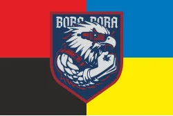 Прапор РУБпАК «Bora Bora» 2 ПДБ 25 ОПДБр ЗСУ. Варіант-03