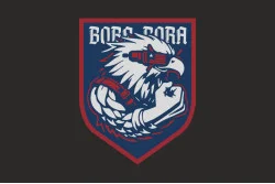 Прапор РУБпАК «Bora Bora» 2 ПДБ 25 ОПДБр ЗСУ. Варіант-06