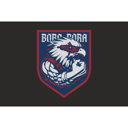 Флаг РУБпАК «Bora Bora» 2 ПДБ 25 ОВДБр ВСУ. Вариант-06 Флаг РУБпАК «Bora Bora» 2 ПДБ 25 ОВДБр ВСУ. Вариант-06