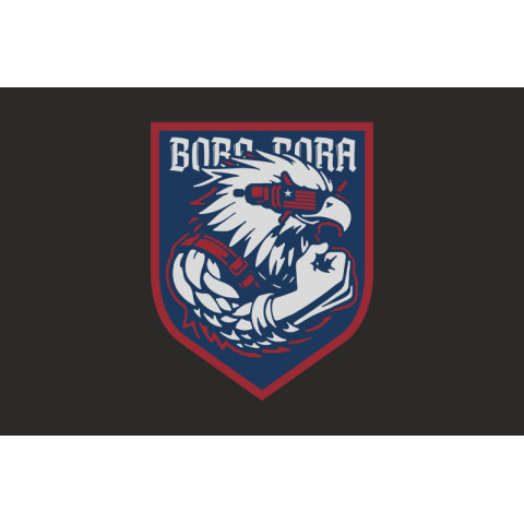 Флаг РУБпАК «Bora Bora» 2 ПДБ 25 ОВДБр ВСУ. Вариант-06 Флаг РУБпАК «Bora Bora» 2 ПДБ 25 ОВДБр ВСУ. Вариант-06