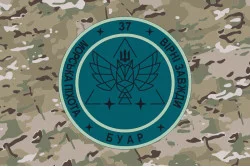 Прапор 37 ОБрМП ВМС ЗСУ, БУАР. Варіант-04