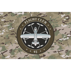 Флаг Роты разведывательных БПЛА «Flight Club» 92 ОМБр ВСУ. Вариант-04 Флаг Роты разведывательных БПЛА «Flight Club» 92 ОМБр ВСУ. Вариант-04