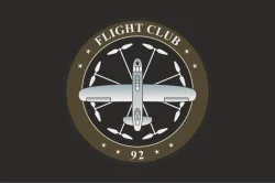 Флаг Роты разведывательных БПЛА «Flight Club» 92 ОМБр ВСУ. Вариант-06 Флаг Роты разведывательных БПЛА «Flight Club» 92 ОМБр ВСУ. Вариант-06