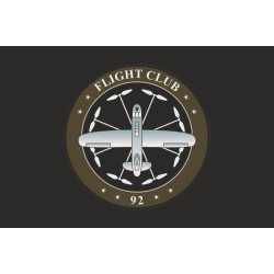Флаг Роты разведывательных БПЛА «Flight Club» 92 ОМБр ВСУ. Вариант-06 Флаг Роты разведывательных БПЛА «Flight Club» 92 ОМБр ВСУ. Вариант-06