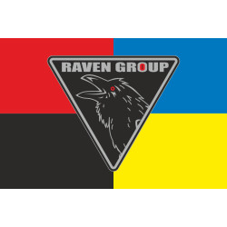 Прапор Роти аеророзвідки УДА «Raven Group». Варіант-03