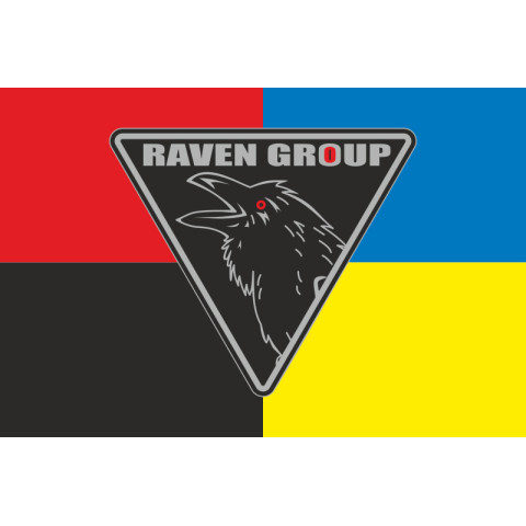Прапор Роти аеророзвідки УДА «Raven Group». Варіант-03 Прапор Роти аеророзвідки УДА «Raven Group». Варіант-03