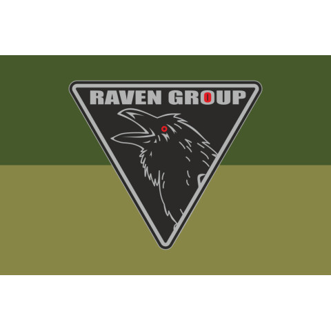 Прапор Роти аеророзвідки УДА «Raven Group». Варіант-05 Прапор Роти аеророзвідки УДА «Raven Group». Варіант-05