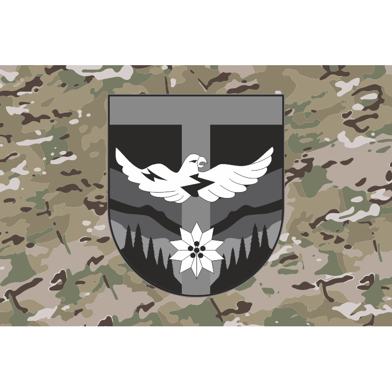 Флаг ББпС «Sons of Khors» 128 ОГШБр ВСУ. Вариант-04 Флаг ББпС «Sons of Khors» 128 ОГШБр ВСУ. Вариант-04