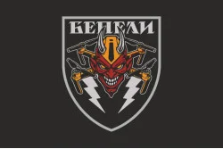Прапор Підрозділу БПЛА «БЕПЕЛИ» ЗСУ. Варіант-06 Прапор Підрозділу БПЛА «БЕПЕЛИ» ЗСУ. Варіант-06