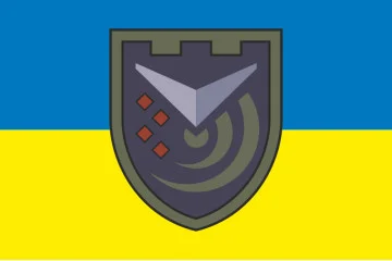 Прапор РУБпАК «Вершники» 112 ОБТрО ЗСУ. Варіант-01