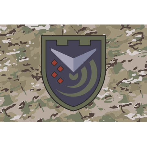 Прапор РУБпАК «Вершники» 112 ОБТрО ЗСУ. Варіант-04