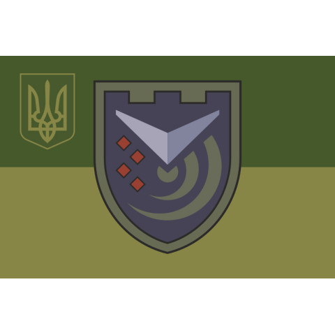 Прапор РУБпАК «Вершники» 112 ОБТрО ЗСУ. Варіант-05