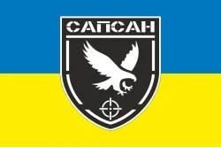 Прапор РУБпАК «Сапсан» 194 ПМБр ЗСУ. Варіант-01