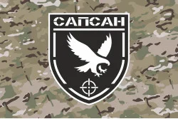 Прапор РУБпАК «Сапсан» 194 ПМБр ЗСУ. Варіант-03