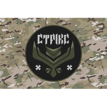 Флаг ББпС «Striks» 47 ОМБр ВСУ. Вариант-04 Флаг ББпС «Striks» 47 ОМБр ВСУ. Вариант-04