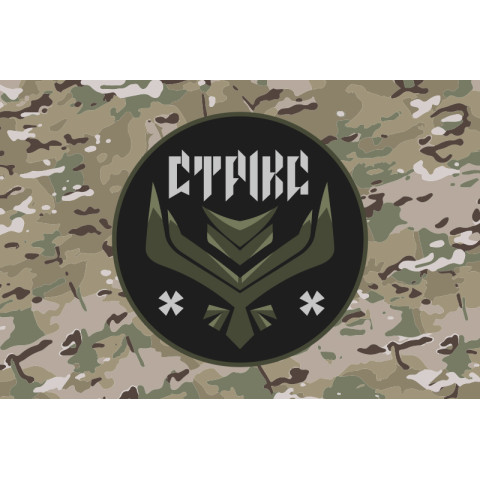 Флаг ББпС «Striks» 47 ОМБр ВСУ. Вариант-04 Флаг ББпС «Striks» 47 ОМБр ВСУ. Вариант-04