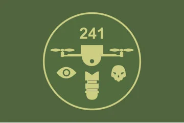 Прапор РУБпАК 205 ОБТрО 241 ОБрТрО ЗСУ. Варіант-06 Прапор РУБпАК 205 ОБТрО 241 ОБрТрО ЗСУ. Варіант-06
