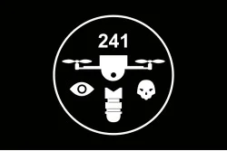 Прапор РУБпАК 205 ОБТрО 241 ОБрТрО ЗСУ. Варіант-07