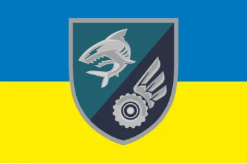 Флаг БМО 40 ОБрБО МП ВМС ВСУ. Вариант-05