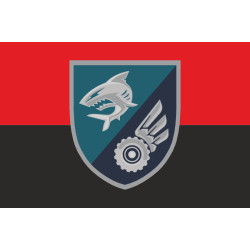 Флаг БМО 40 ОБрБО МП ВМС ВСУ. Вариант-07