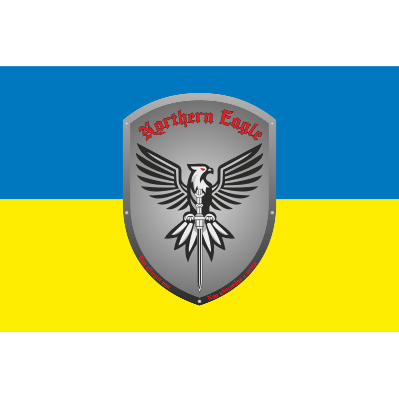 Прапор РУБпАК «Northern Eagle» 151 ОМБр ЗСУ. Варіант-01 Прапор РУБпАК «Northern Eagle» 151 ОМБр ЗСУ. Варіант-01