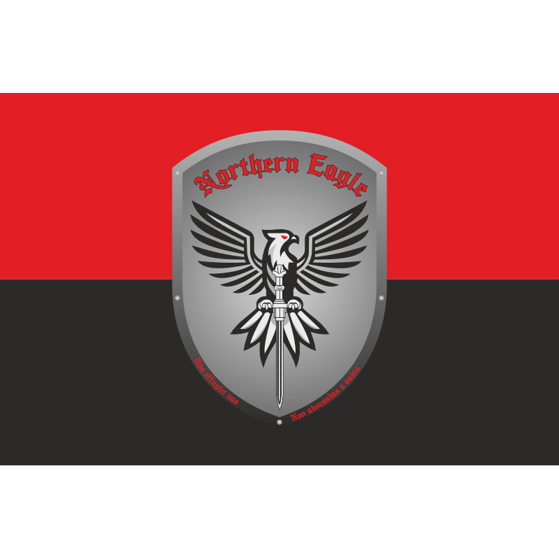 Прапор РУБпАК «Northern Eagle» 151 ОМБр ЗСУ. Варіант-02 Прапор РУБпАК «Northern Eagle» 151 ОМБр ЗСУ. Варіант-02
