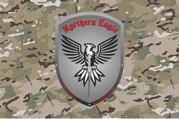 Прапор РУБпАК «Northern Eagle» 151 ОМБр ЗСУ. Варіант-04 Прапор РУБпАК «Northern Eagle» 151 ОМБр ЗСУ. Варіант-04