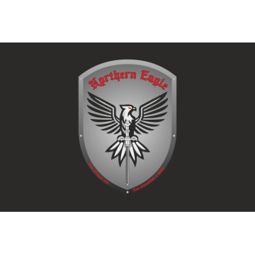 Флаг РУБпАК «Northern Eagle» 151 ОМБр ВСУ. Вариант-06 Флаг РУБпАК «Northern Eagle» 151 ОМБр ВСУ. Вариант-06