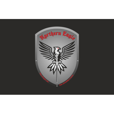 Прапор РУБпАК «Northern Eagle» 151 ОМБр ЗСУ. Варіант-06 Прапор РУБпАК «Northern Eagle» 151 ОМБр ЗСУ. Варіант-06