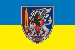 Прапор РУБпАК «Black Raven Group» 81 ОАеМБр ЗСУ. Варіант-01 Прапор РУБпАК «Black Raven Group» 81 ОАеМБр ЗСУ. Варіант-01