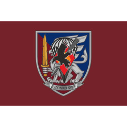 Прапор РУБпАК «Black Raven Group» 81 ОАеМБр ЗСУ. Варіант-03 Прапор РУБпАК «Black Raven Group» 81 ОАеМБр ЗСУ. Варіант-03
