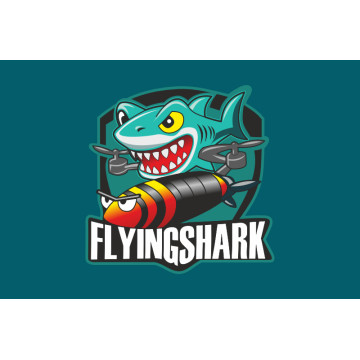 Прапор РУБпАК «Flying Shark» 40 ОБрБО ВМС ЗСУ. Варіант-01 Прапор РУБпАК «Flying Shark» 40 ОБрБО ВМС ЗСУ. Варіант-01