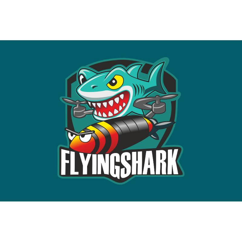 Прапор РУБпАК «Flying Shark» 40 ОБрБО ВМС ЗСУ. Варіант-01 Прапор РУБпАК «Flying Shark» 40 ОБрБО ВМС ЗСУ. Варіант-01