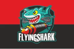 Прапор РУБпАК «Flying Shark» 40 ОБрБО ВМС ЗСУ. Варіант-03 Прапор РУБпАК «Flying Shark» 40 ОБрБО ВМС ЗСУ. Варіант-03