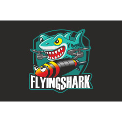 Прапор РУБпАК «Flying Shark» 40 ОБрБО ВМС ЗСУ. Варіант-07 Прапор РУБпАК «Flying Shark» 40 ОБрБО ВМС ЗСУ. Варіант-07