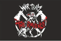 Прапор РУБпАК «War team the Ravens» 248 ОБТрО 129 ОБрТрО ЗСУ Прапор РУБпАК «War team the Ravens» 248 ОБТрО 129 ОБрТрО ЗСУ