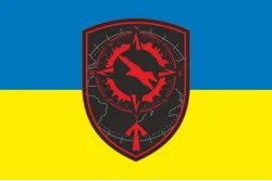 Флаг ББпС «Мурчики» 57 ОМПБр ВСУ. Вариант-01 Флаг ББпС «Мурчики» 57 ОМПБр ВСУ. Вариант-01