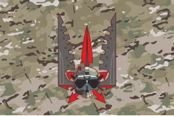 Прапор РУБпАК «Крила» 95 ОДШБр ЗСУ. Варіант-06