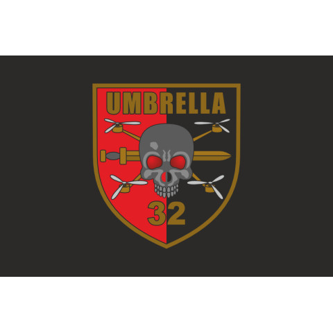 Флаг ББпС «Umbrella» 32 ОМБр ВСУ. Вариант-06 Флаг ББпС «Umbrella» 32 ОМБр ВСУ. Вариант-06