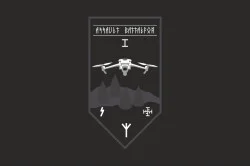 Флаг РУБпАК 1 ШБ 92 ОМБр ВСУ. Вариант-06