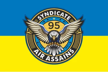 Прапор РУБпАК «Syndicate 95» 95 ОДШБр ДШВ ЗСУ. Варіант-01 Прапор РУБпАК «Syndicate 95» 95 ОДШБр ДШВ ЗСУ. Варіант-01