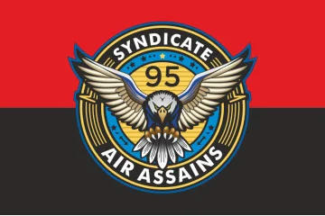 Прапор РУБпАК «Syndicate 95» 95 ОДШБр ДШВ ЗСУ. Варіант-02 Прапор РУБпАК «Syndicate 95» 95 ОДШБр ДШВ ЗСУ. Варіант-02