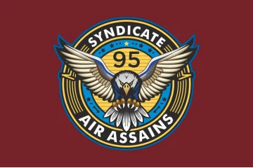 Прапор РУБпАК «Syndicate 95» 95 ОДШБр ДШВ ЗСУ. Варіант-03 Прапор РУБпАК «Syndicate 95» 95 ОДШБр ДШВ ЗСУ. Варіант-03