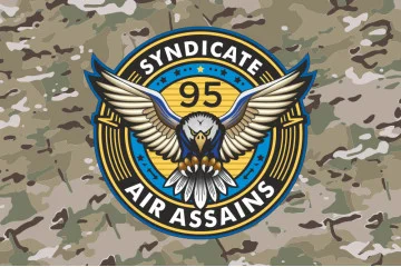 Прапор РУБпАК «Syndicate 95» 95 ОДШБр ДШВ ЗСУ. Варіант-05 Прапор РУБпАК «Syndicate 95» 95 ОДШБр ДШВ ЗСУ. Варіант-05