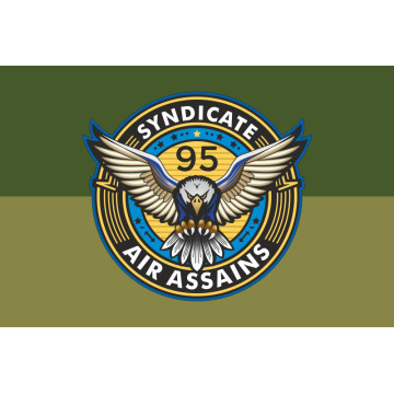 Флаг РУБпАК «Syndicate 95» 95 ОДШБр ДШВ ВСУ. Вариант-06 Флаг РУБпАК «Syndicate 95» 95 ОДШБр ДШВ ВСУ. Вариант-06