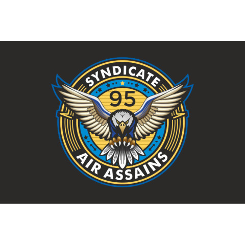Прапор РУБпАК «Syndicate 95» 95 ОДШБр ДШВ ЗСУ. Варіант-07